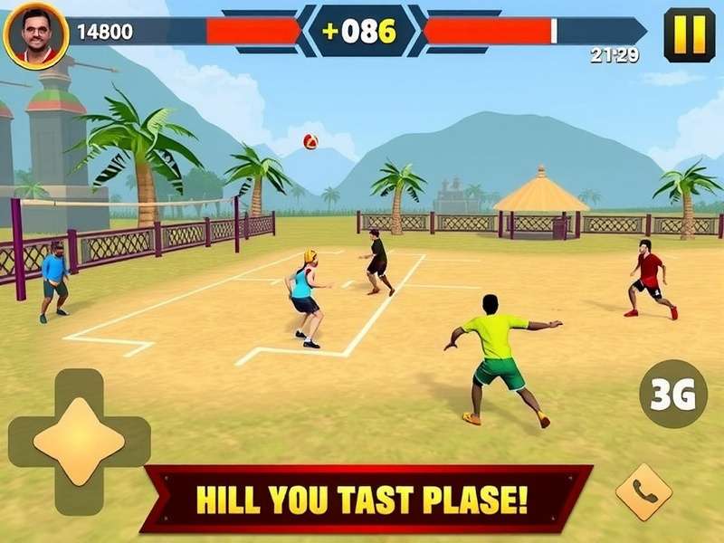 Volley Warriors India gameplay screenshot